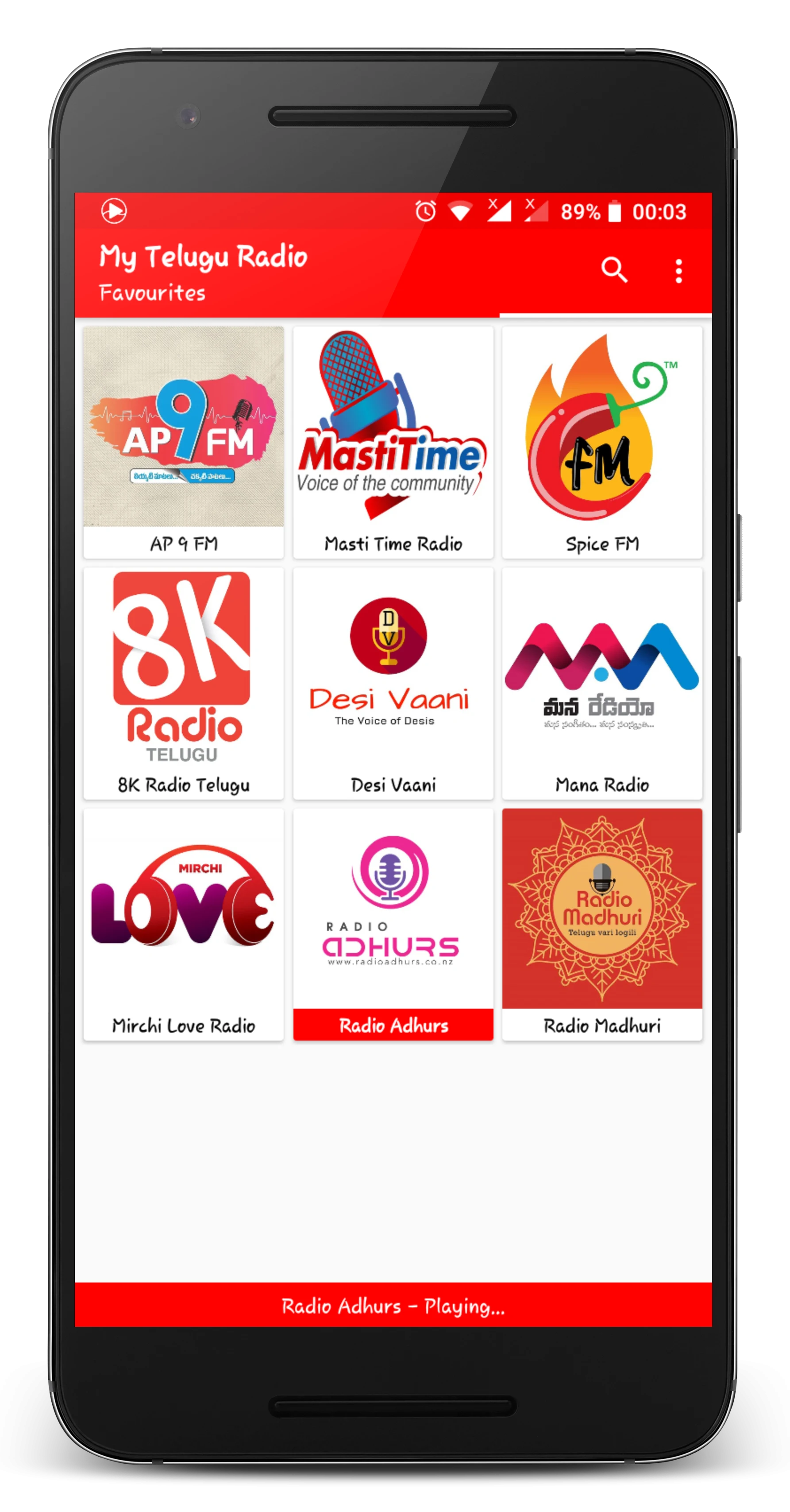 My Telugu Radio-Online Radios screenshot